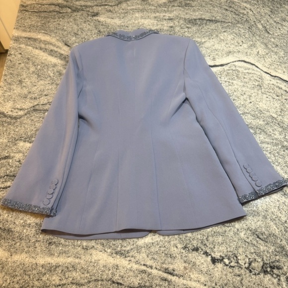 Cinq à Sept Kayden Beaded Blazer,Slate. EUC - Picture 12 of 13